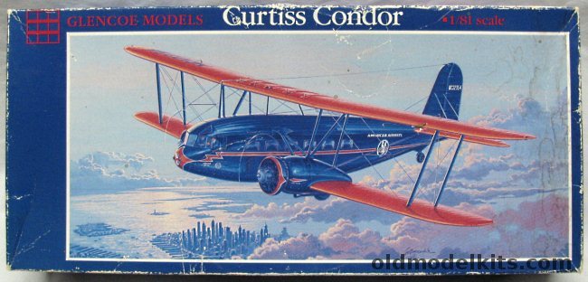 Glencoe 1/82 Curtiss Condor - Argentine Navy / Byrd / American Airways, 06101 plastic model kit
